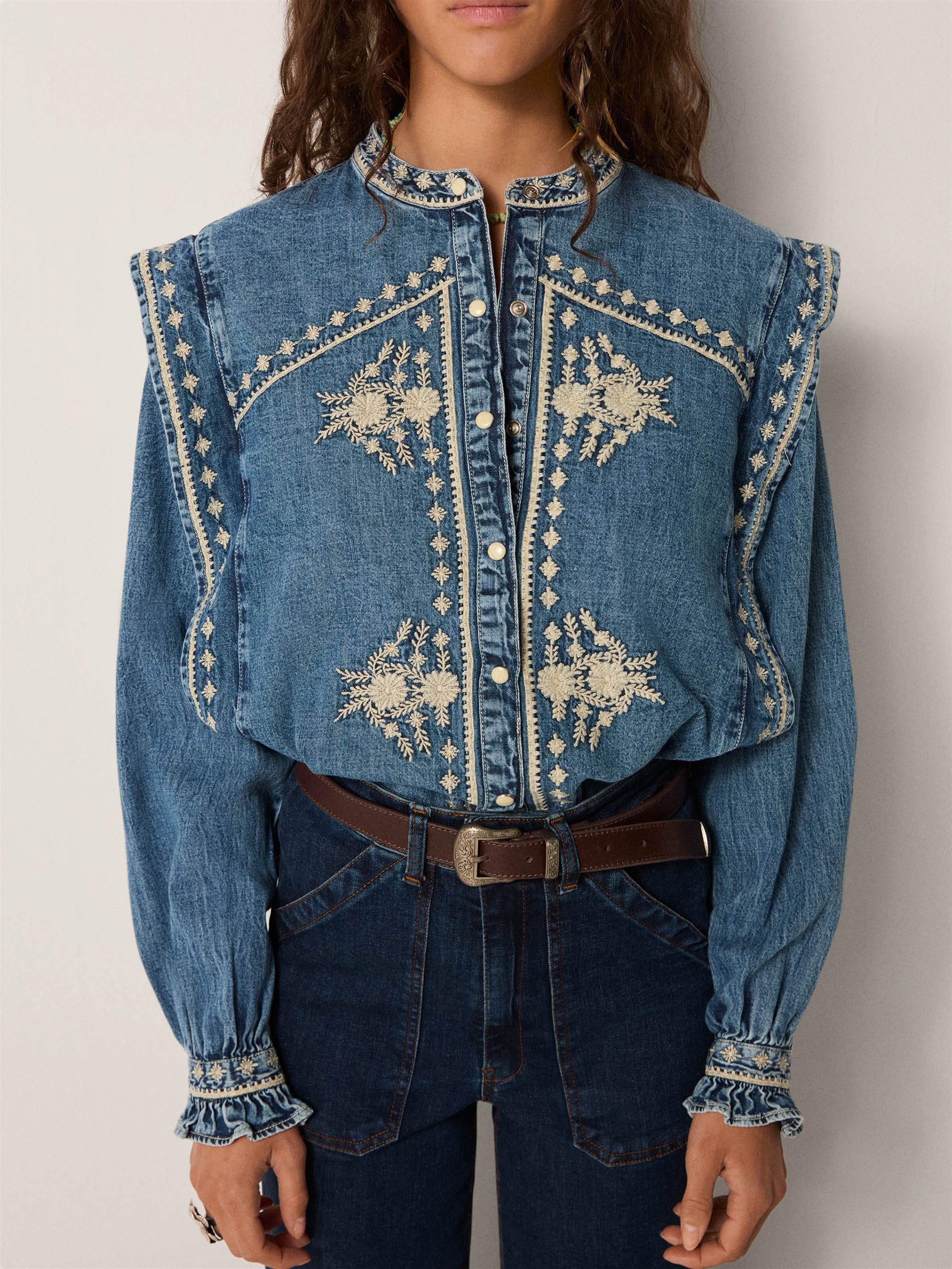 Narciso Blouse - Light Blue