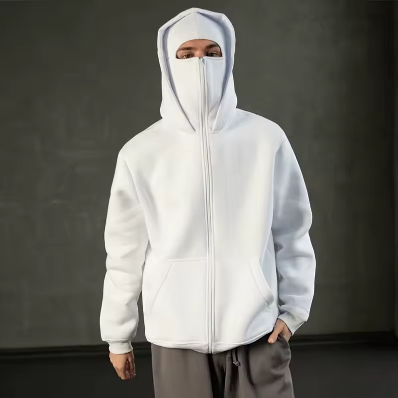 Aurevo 3-in-1 Tech Hoodie: All-Weather, Built-In Face Cover - Unisex